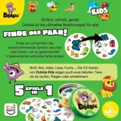 Asmodee Dobble Kids, Kartenspiel 9 Asmodee Dobble Kids, Kartenspiel -Spielzeug Verkaufsgeschäft Asmodee Dobble Kids Kartenspiel@@100003526 4