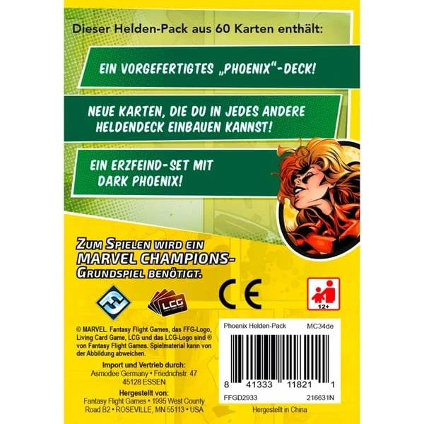 Asmodee Marvel Champions: Das Kartenspiel - Phoenix (Helden-Pack) 2 Asmodee Marvel Champions: Das Kartenspiel - Phoenix (Helden-Pack) – Bild 2