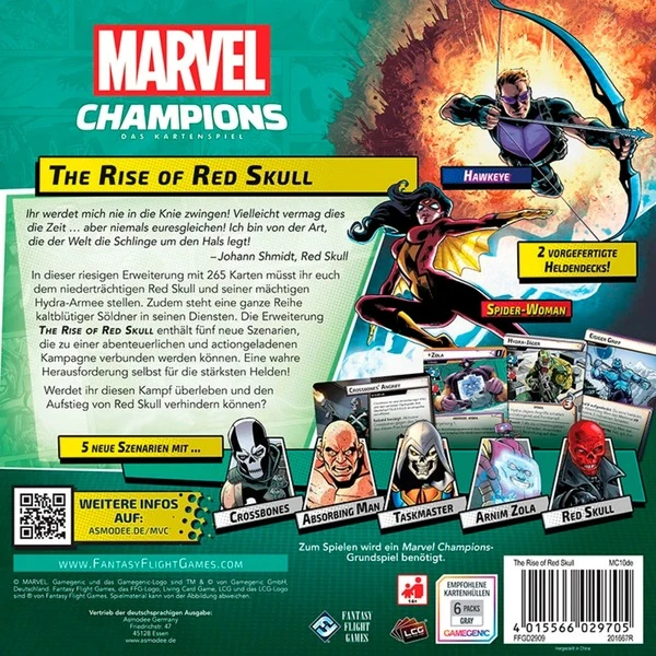 Asmodee Marvel Champions: Das Kartenspiel - The Rise Of Red Skull – Bild 4