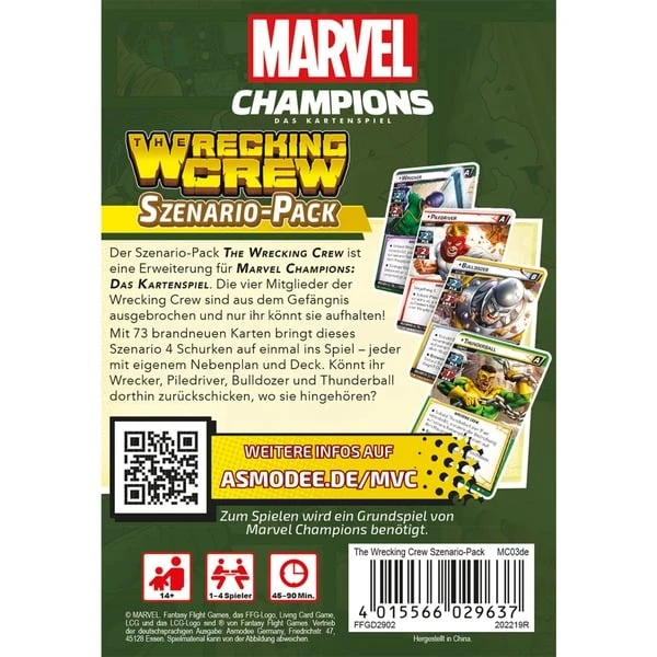 Asmodee Marvel Champions: Das Kartenspiel - The Wrecking Crew 2 Asmodee Marvel Champions: Das Kartenspiel - The Wrecking Crew – Bild 2