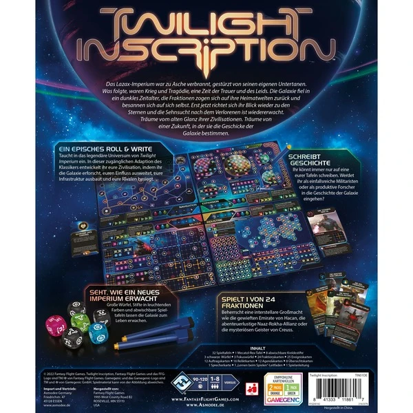 Asmodee Twilight Inscription, Brettspiel 4 Asmodee Twilight Inscription, Brettspiel – Bild 4