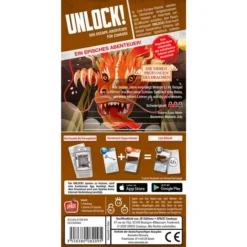 Asmodee Unlock! Die Sieben Prüfungen Des Drachen, Kartenspiel -Spielzeug Verkaufsgeschäft Asmodee Unlock Die sieben Pr fungen des Drachen Kartenspiel@@1901695 3