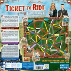 Asmodee Zug Um Zug: Polen , Brettspiel -Spielzeug Verkaufsgeschäft Asmodee Zug um Zug Polen Brettspiel@@1902064 2