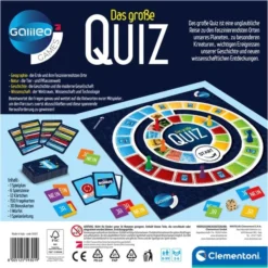 Clementoni Galileo - Das Große Quiz, Quizspiel 9 Clementoni Galileo - Das Große Quiz, Quizspiel -Spielzeug Verkaufsgeschäft Clementoni Galileo Das gro e Quiz Quizspiel@@1878127 4