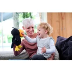 HABA Handpuppe Rabe Theo, Spielfigur -Spielzeug Verkaufsgeschäft HABA Handpuppe Rabe Theo Spielfigur@@1912921 4