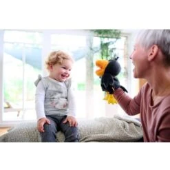 HABA Handpuppe Rabe Theo, Spielfigur -Spielzeug Verkaufsgeschäft HABA Handpuppe Rabe Theo Spielfigur@@1912921 5