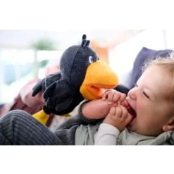 HABA Handpuppe Rabe Theo, Spielfigur -Spielzeug Verkaufsgeschäft HABA Handpuppe Rabe Theo Spielfigur@@1912921 7