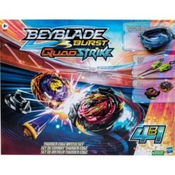 Hasbro Beyblade Burst QuadStrike Thunder Edge Battle Set, Geschicklichkeitsspiel -Spielzeug Verkaufsgeschäft Hasbro Beyblade Burst QuadStrike Thunder Edge Battle Set Geschicklichkeitsspiel@@1894128 2