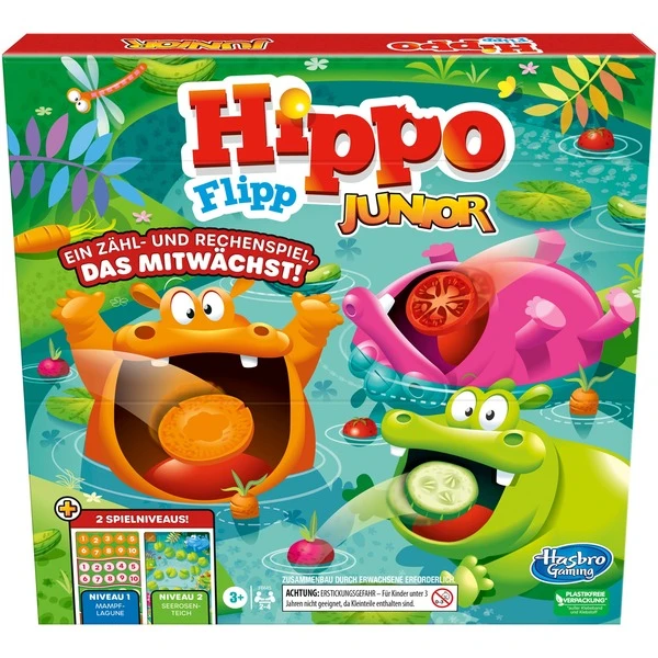 Hasbro Hippo Flipp Junior, Brettspiel 3 Hasbro Hippo Flipp Junior, Brettspiel – Bild 3