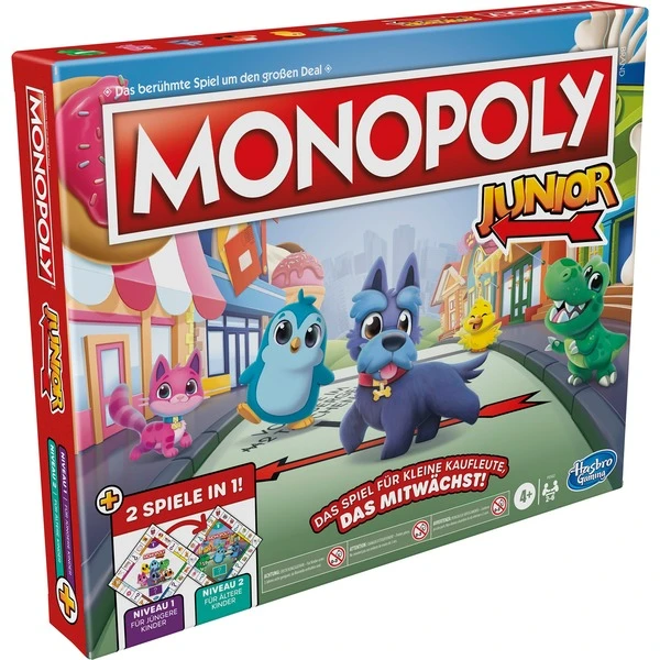 Hasbro Monopoly Junior, Brettspiel 1 Hasbro Monopoly Junior, Brettspiel
