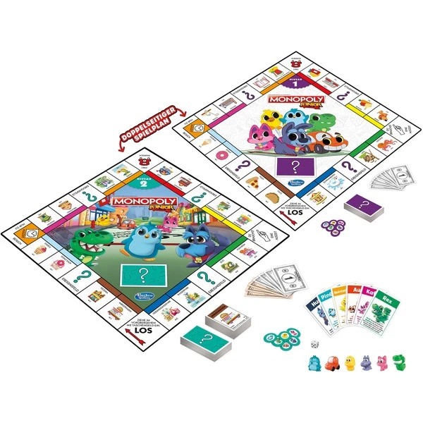 Hasbro Monopoly Junior, Brettspiel 2 Hasbro Monopoly Junior, Brettspiel – Bild 2