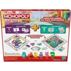 Hasbro Monopoly Junior, Brettspiel 9 Hasbro Monopoly Junior, Brettspiel -Spielzeug Verkaufsgeschäft Hasbro Monopoly Junior Brettspiel@@1893997 4