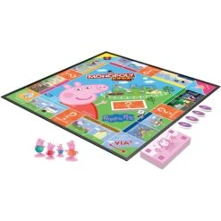 Hasbro Monopoly Junior: Peppa Wutz, Brettspiel -Spielzeug Verkaufsgeschäft Hasbro Monopoly Junior Peppa Wutz Brettspiel@@1824980 2