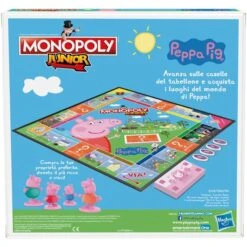 Hasbro Monopoly Junior: Peppa Wutz, Brettspiel -Spielzeug Verkaufsgeschäft Hasbro Monopoly Junior Peppa Wutz Brettspiel@@1824980 4