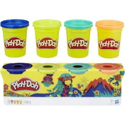 Hasbro Play-Doh 4er-Farbenpack Wild, Kneten