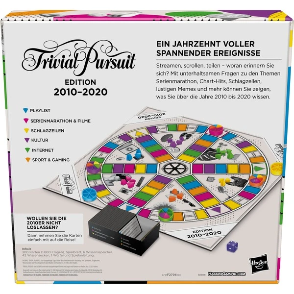 Hasbro Trivial Pursuit Die 2010er Edition, Quizspiel 5 Hasbro Trivial Pursuit Die 2010er Edition, Quizspiel – Bild 5