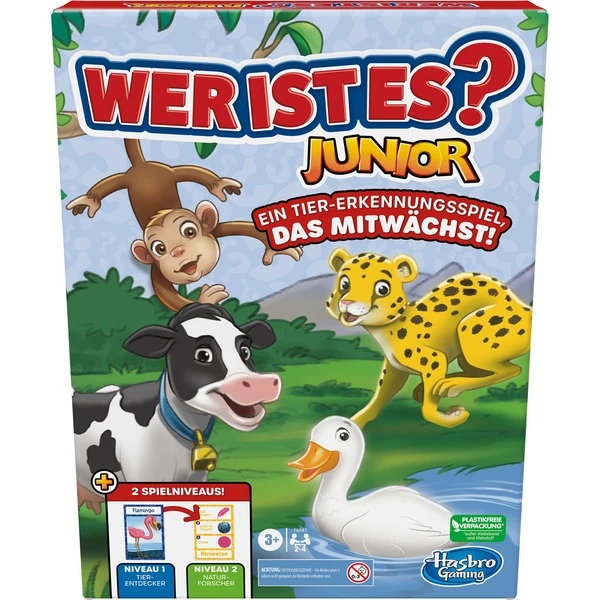 Hasbro Wer Ist Es? Junior, Brettspiel 2 Hasbro Wer Ist Es? Junior, Brettspiel – Bild 2