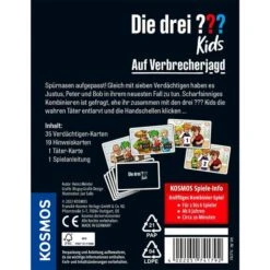 KOSMOS Die Drei ??? Kids - Auf Verbrecherjagd, Kartenspiel -Spielzeug Verkaufsgeschäft KOSMOS Die drei Kids Auf Verbrecherjagd Kartenspiel@@100022296 3