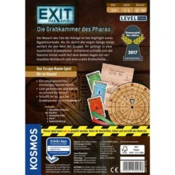 KOSMOS EXIT - Das Spiel - Die Grabkammer Des Pharao, Partyspiel -Spielzeug Verkaufsgeschäft KOSMOS EXIT Das Spiel Die Grabkammer des Pharao Partyspiel@@1sgoa006 2