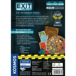 KOSMOS EXIT - Das Spiel - Die Verlassene Hütte, Partyspiel -Spielzeug Verkaufsgeschäft KOSMOS EXIT Das Spiel Die verlassene H tte Partyspiel@@1sgoa007 2