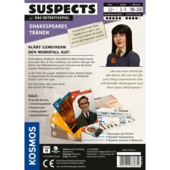 KOSMOS Suspects: Shakespeares Tränen, Kartenspiel -Spielzeug Verkaufsgeschäft KOSMOS Suspects Shakespeares Tr nen Kartenspiel@@1904854 4