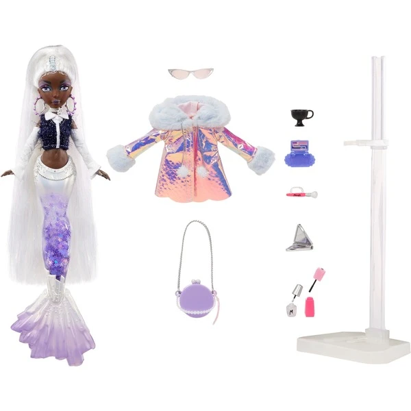 MGA Entertainment Mermaze Mermaidz Winter Waves Crystabella, Puppe 2 MGA Entertainment Mermaze Mermaidz Winter Waves Crystabella, Puppe – Bild 2