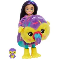 Spielzeug Verkaufsgeschäft -Spielzeug Verkaufsgeschäft Mattel Barbie Cutie Reveal Chelsea Jungle Series Tukan Puppe@@1888846 1