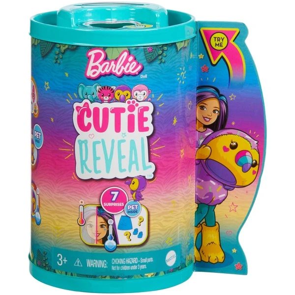 Mattel Barbie Cutie Reveal Chelsea Jungle Series - Tukan, Puppe 9 Mattel Barbie Cutie Reveal Chelsea Jungle Series - Tukan, Puppe – Bild 9