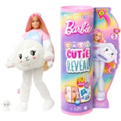 Mattel Barbie Cutie Reveal Cozy Cute Serie - Lämmchen, Puppe -Spielzeug Verkaufsgeschäft Mattel Barbie Cutie Reveal Cozy Cute Serie L mmchen Puppe@@1919233 2
