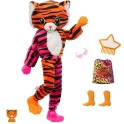 Mattel Barbie Cutie Reveal Dschungel Serie - Tiger, Puppe -Spielzeug Verkaufsgeschäft Mattel Barbie Cutie Reveal Dschungel Serie Tiger Puppe@@100024218 2
