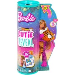 Mattel Barbie Cutie Reveal Dschungel Serie - Tiger, Puppe -Spielzeug Verkaufsgeschäft Mattel Barbie Cutie Reveal Dschungel Serie Tiger Puppe@@100024218 6