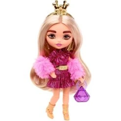 Spielzeug Verkaufsgeschäft 44 Mattel Barbie Extra Mini Puppe Mit Goldener Krone (blond)