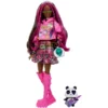 Mattel Barbie Extra Puppe 19 - Pinkfarbenes Haar/Pop Punk