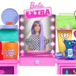 Mattel Barbie Extra Spielset Mit Puppe Und Stylingtisch -Spielzeug Verkaufsgeschäft Mattel Barbie Extra Spielset mit Puppe und Stylingtisch@@1758017 3