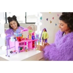Mattel Barbie Extra Spielset Mit Puppe Und Stylingtisch -Spielzeug Verkaufsgeschäft Mattel Barbie Extra Spielset mit Puppe und Stylingtisch@@1758017 7