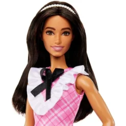 Mattel Barbie Fashionistas-Puppe Mit Schwarzem Haar Und Karokleid -Spielzeug Verkaufsgeschäft Mattel Barbie Fashionistas Puppe mit schwarzem Haar und Karokleid@@1919148 3