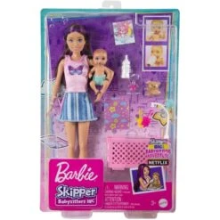 Mattel Barbie Skipper Babysitters Inc. Sleepy Baby Skipper, Puppe -Spielzeug Verkaufsgeschäft Mattel Barbie Skipper Babysitters Inc Sleepy Baby Skipper Puppe@@1888850 4