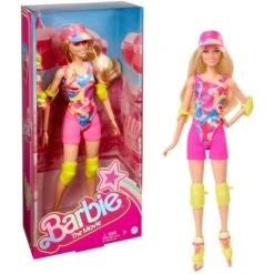 Spielzeug Verkaufsgeschäft 34 Mattel Barbie The Movie - Margot Robbie Als Barbie: Inlineskating-Sammelpuppe
