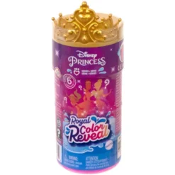 Mattel Disney Prinzessin Small Dolls Royal Color Reveal Sortiment Welle 1, Spielfigur