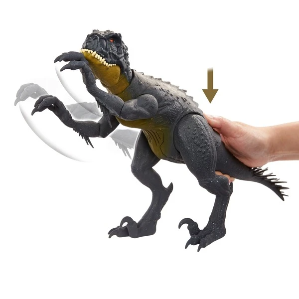 Mattel Jurassic World Kampfaction Scorpios Rex, Spielfigur – Bild 3