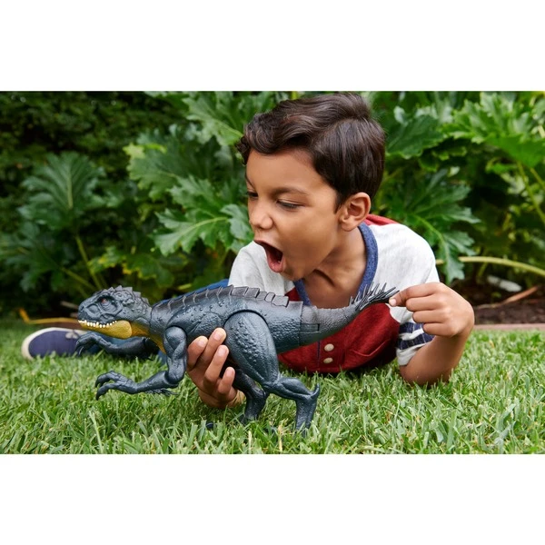 Mattel Jurassic World Kampfaction Scorpios Rex, Spielfigur – Bild 8