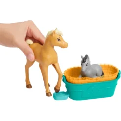 Mattel Spirit Luckys Tierbaby-Pflegestation Mit Pony & Fohlen, Puppe -Spielzeug Verkaufsgeschäft Mattel Spirit Luckys Tierbaby Pflegestation mit Pony Fohlen Puppe@@1807754 3