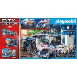 PLAYMOBIL 6873 City Action Polizei-Einsatzwagen, Konstruktionsspielzeug -Spielzeug Verkaufsgeschäft PLAYMOBIL 6873 City Action Polizei Einsatzwagen Konstruktionsspielzeug@@1249175 11