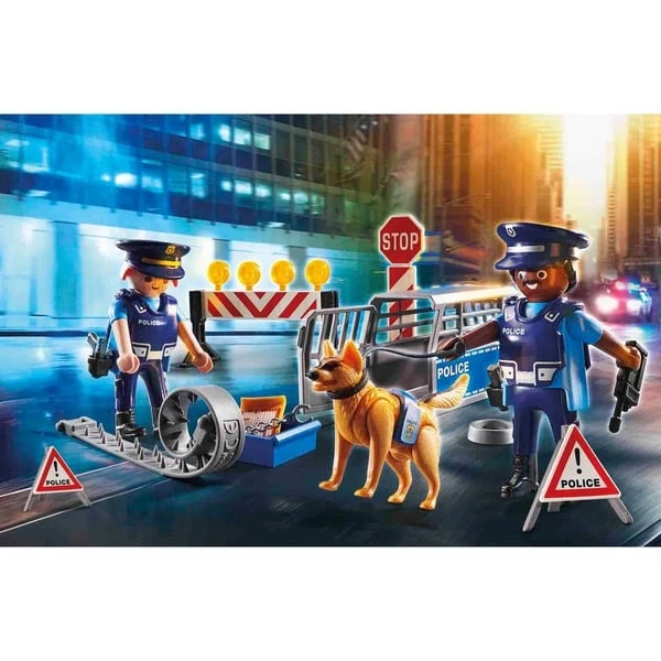 PLAYMOBIL 6878 City Action Polizei-Straßensperre, Konstruktionsspielzeug 3 PLAYMOBIL 6878 City Action Polizei-Straßensperre, Konstruktionsspielzeug – Bild 3