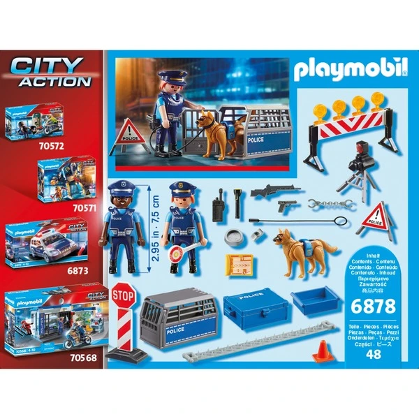 PLAYMOBIL 6878 City Action Polizei-Straßensperre, Konstruktionsspielzeug 7 PLAYMOBIL 6878 City Action Polizei-Straßensperre, Konstruktionsspielzeug – Bild 7