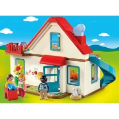 PLAYMOBIL 70129 1.2.3 Einfamilienhaus, Konstruktionsspielzeug -Spielzeug Verkaufsgeschäft PLAYMOBIL 70129 1 2 3 Einfamilienhaus Konstruktionsspielzeug@@1sspke1m 2