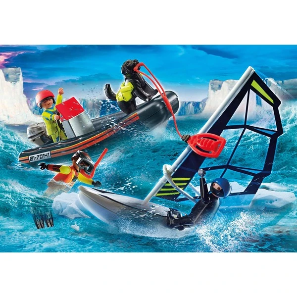 PLAYMOBIL 70141 City Action Seenot: Polarsegler-Rettung, Konstruktionsspielzeug 3 PLAYMOBIL 70141 City Action Seenot: Polarsegler-Rettung, Konstruktionsspielzeug – Bild 3