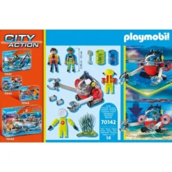 PLAYMOBIL 70142 City Action Seenot: Umwelteinsatz Mit Tauchboot, Konstruktionsspielzeug -Spielzeug Verkaufsgeschäft PLAYMOBIL 70142 City Action Seenot Umwelteinsatz mit Tauchboot Konstruktionsspielzeug@@1685375 5