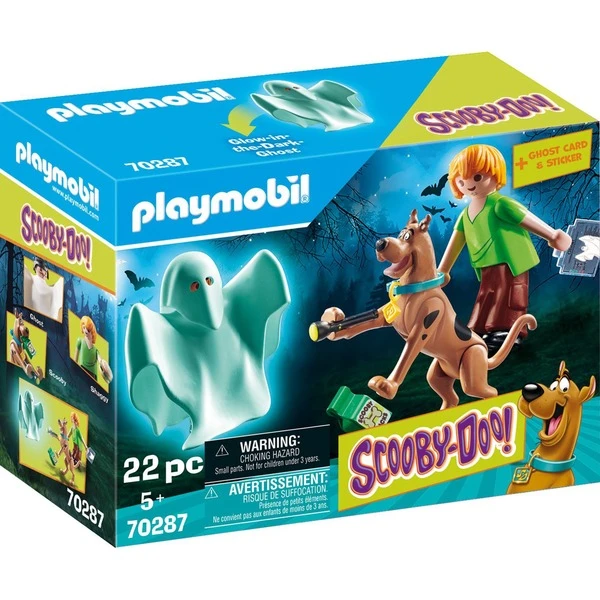 PLAYMOBIL 70287 SCOOBY-DOO! Scooby & Shaggy Mit Geist, Konstruktionsspielzeug 1 PLAYMOBIL 70287 SCOOBY-DOO! Scooby & Shaggy Mit Geist, Konstruktionsspielzeug
