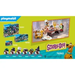 PLAYMOBIL 70363 SCOOBY-DOO! Abendessen Mit Shaggy, Konstruktionsspielzeug -Spielzeug Verkaufsgeschäft PLAYMOBIL 70363 SCOOBY DOO Abendessen mit Shaggy Konstruktionsspielzeug@@1sspk162 3